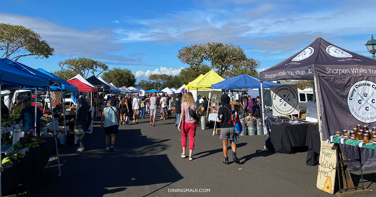 Discover Maui's Vibrant Farmers Markets throughout the island header image.
