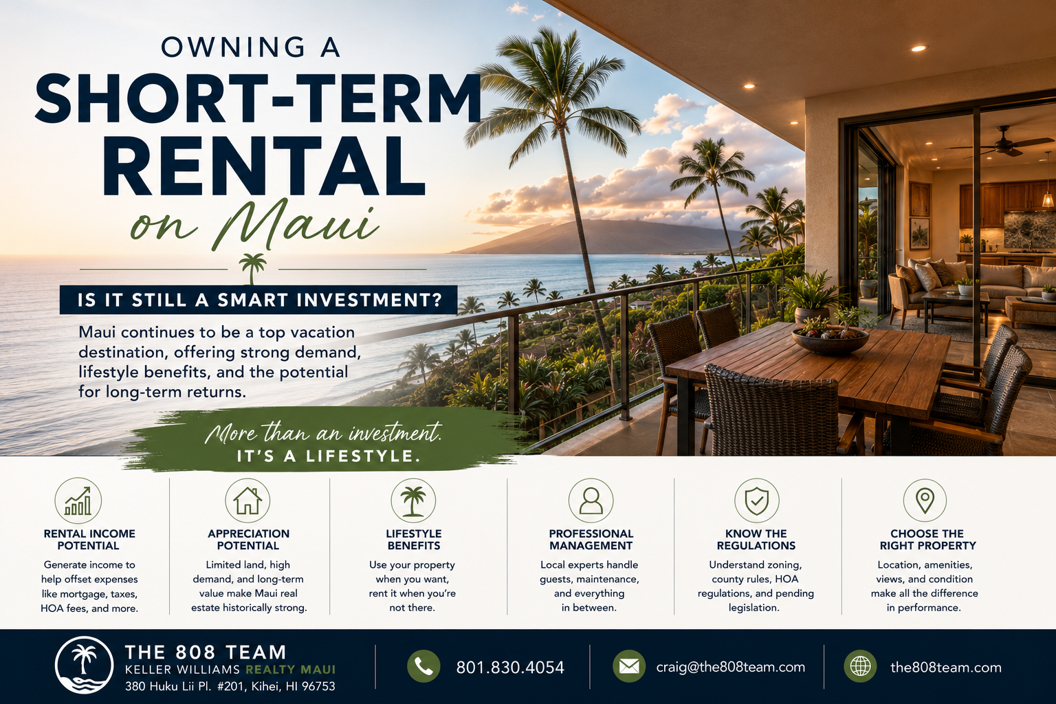Owning a Short-Term Rental on Maui | Investment Guide header image.