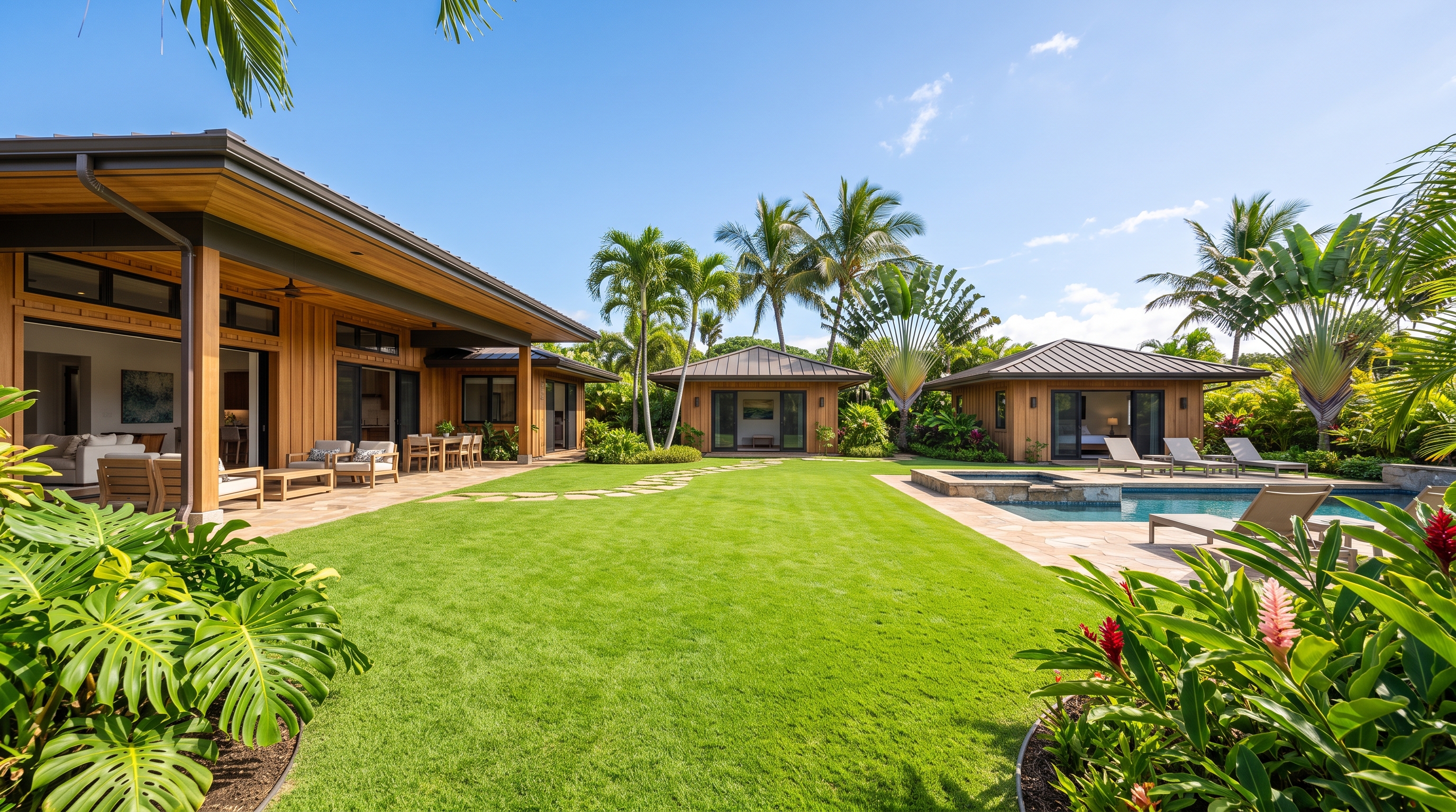 Maui home with two accessory dwelling units for multigenerational living
