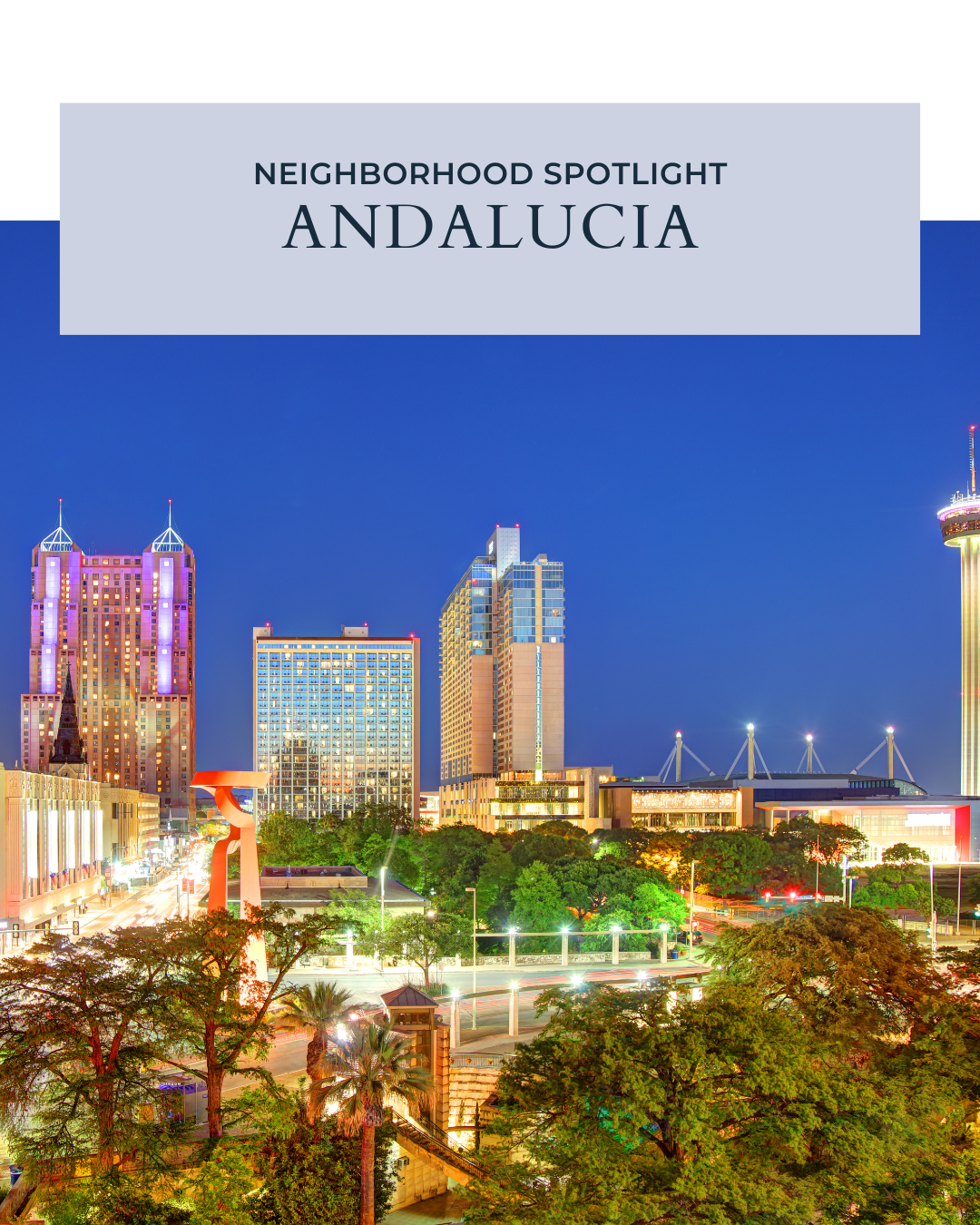 Neighborhood Spotlight: Andalucia header image.