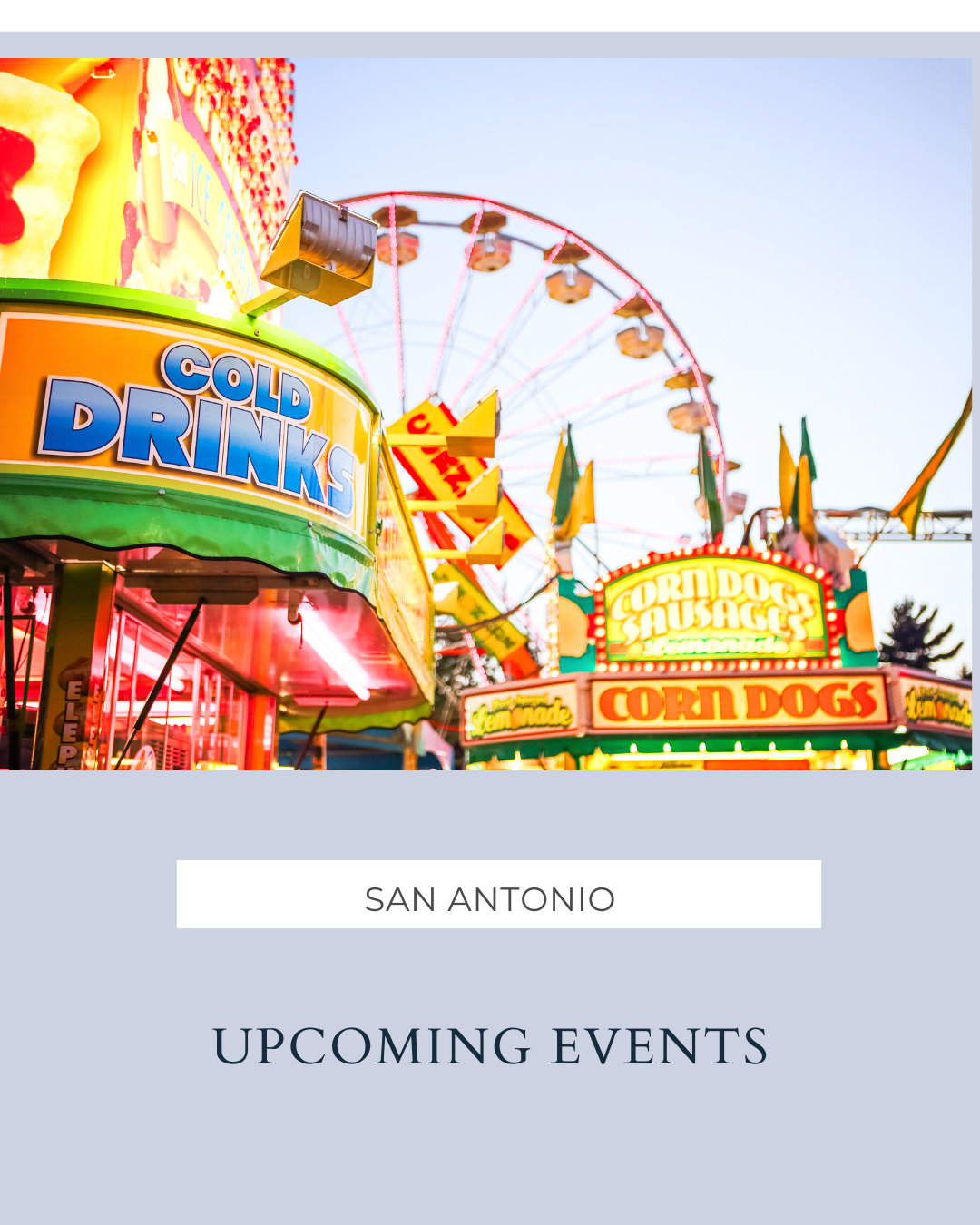Events in San Antonio: 11-21-25 header image.