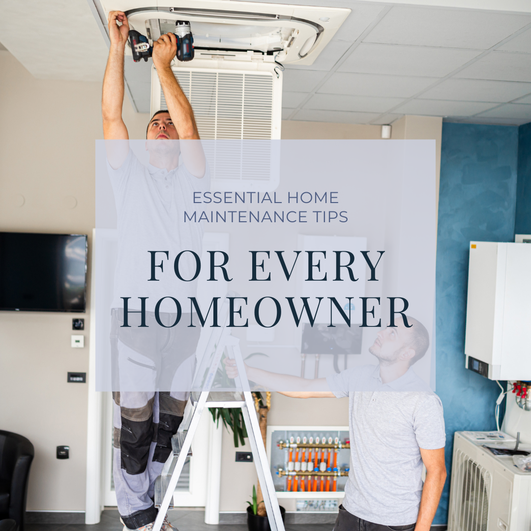 Essential Home Maintenance Tips for Every Homeowner header image.