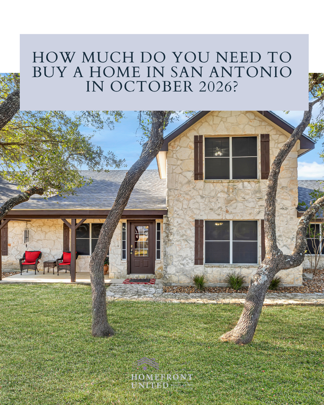 How Much Do You Need To Buy a Home in San Antonio in October 2026? header image.