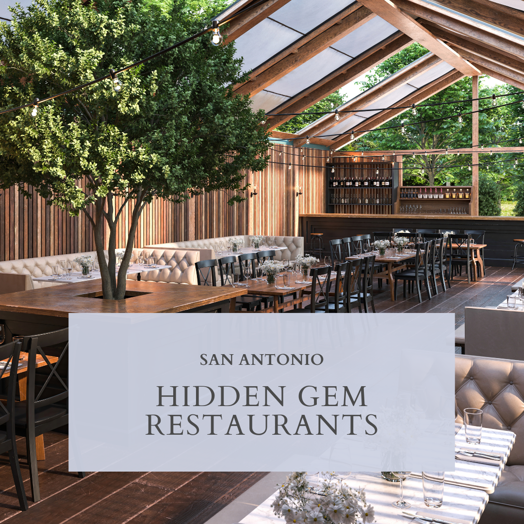 Hidden Gem Restaurants in San Antonio, Texas header image.