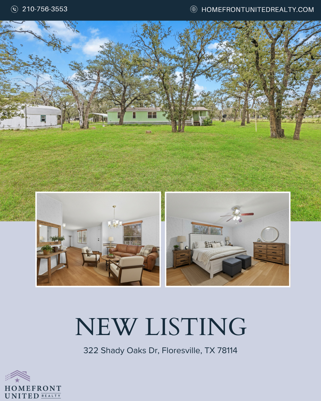 322 Shady Oaks Dr: Spacious Floresville Home on 2.013 Acres header image.