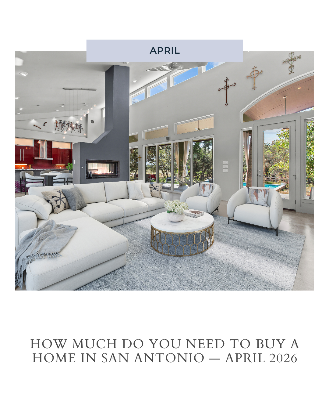 🏡 How Much Do You Need to Buy a Home in San Antonio — April 2026 header image.
