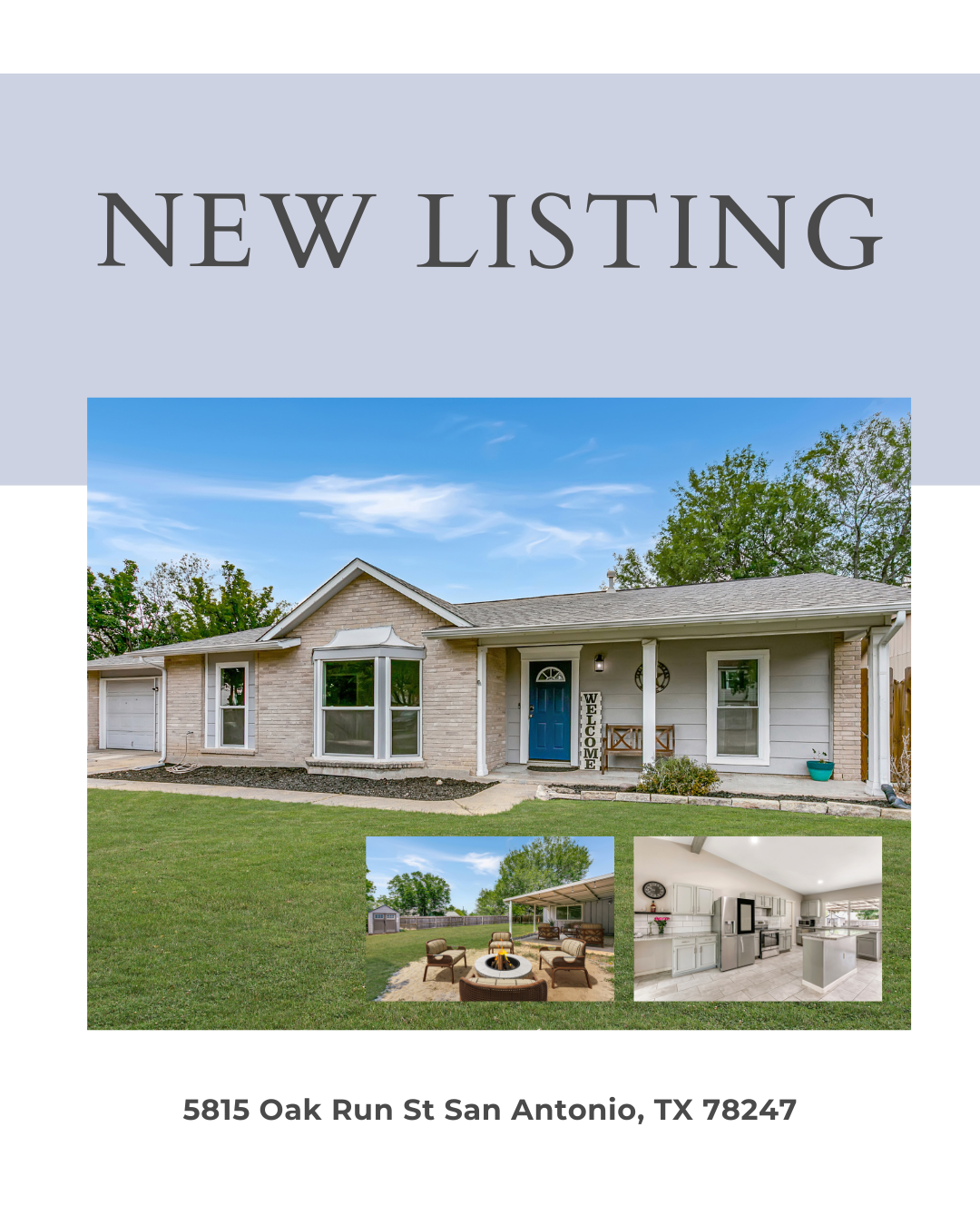 Beautifully Renovated Mid-Century Ranch in NEISD – 5815 Oak Run Circle header image.