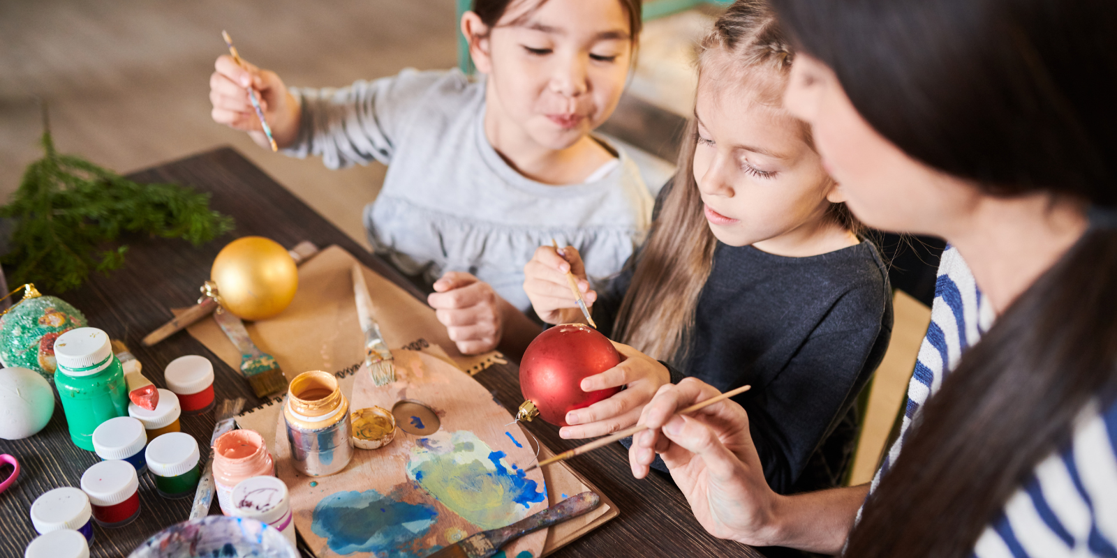 DIY Christmas Ornaments: Crafting Holiday Memories header image.