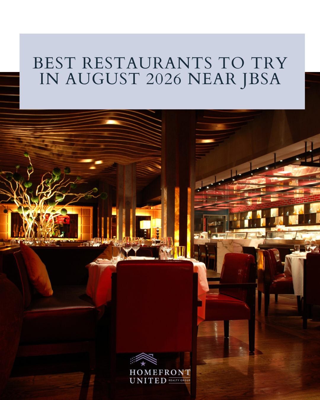 Best Restaurants To Try in August 2026 Near JBSA header image.
