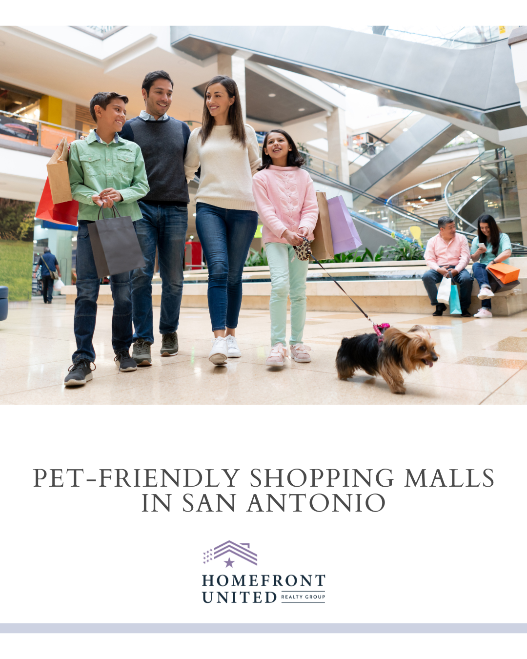 Pet-Friendly Shopping Malls in San Antonio header image.
