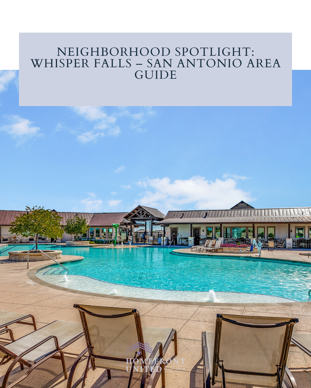 Neighborhood Spotlight: Whisper Falls – San Antonio Area Guide header image.
