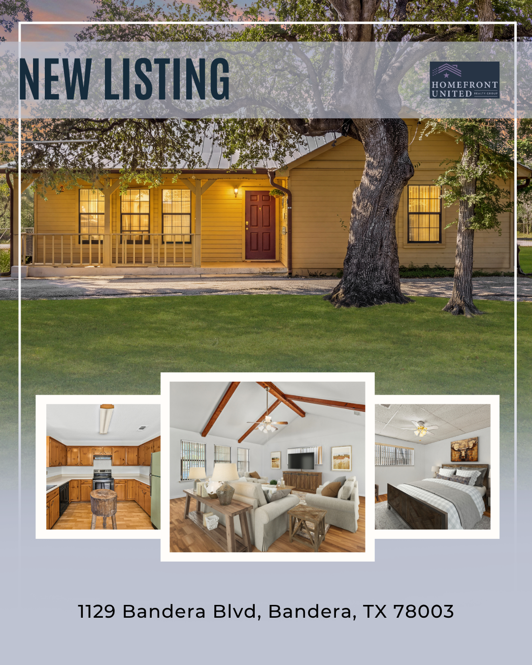 A Main Home and a Separate Garage Apartment on 0.68 Acres in Bandera header image.