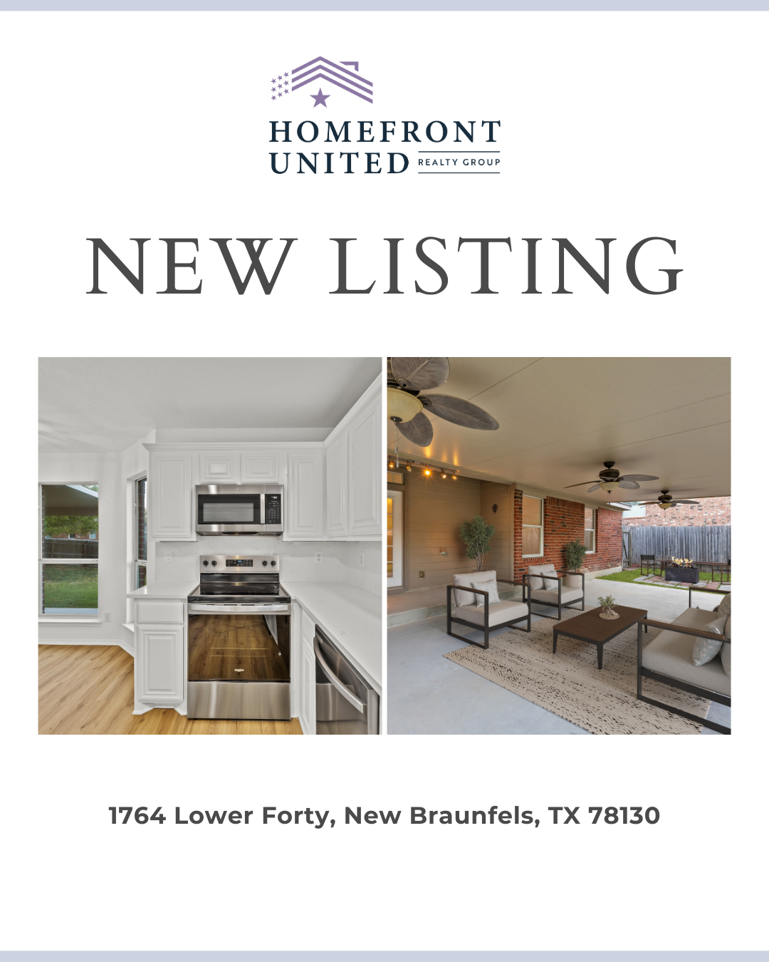 Modern Comfort Meets Hill Country Charm at 1764 Lower Forty, New Braunfels, TX header image.