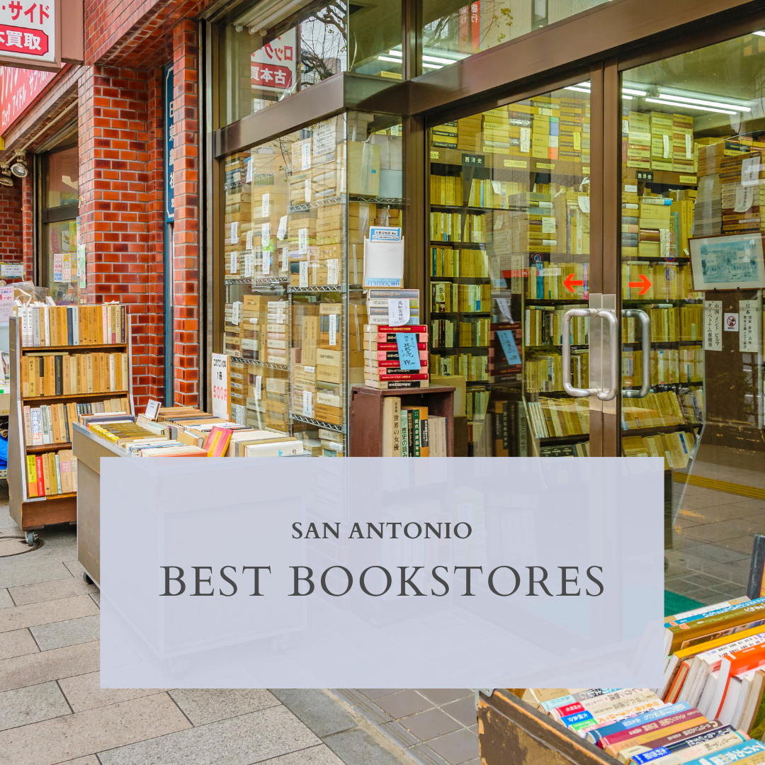 Best Bookstores in San Antonio, Texas header image.