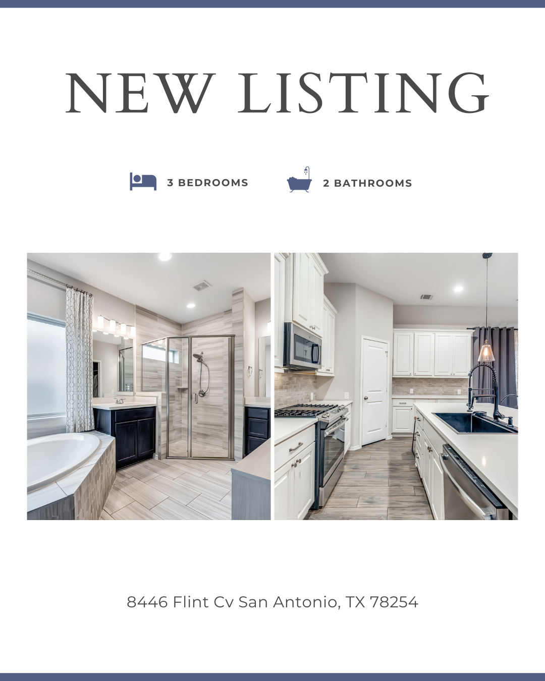 Modern Elegance Meets Comfort at 8446 Flint Cove in Kallison Ranch header image.