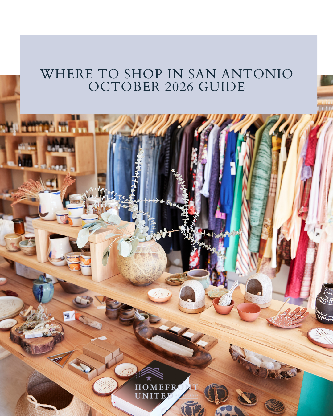 Where To Shop in San Antonio | October 2026 Guide header image.