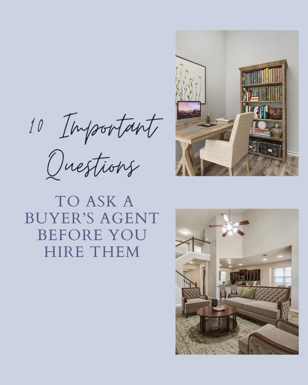 10 Important Questions to Ask a Buyer’s Agent Before You Hire Them header image.