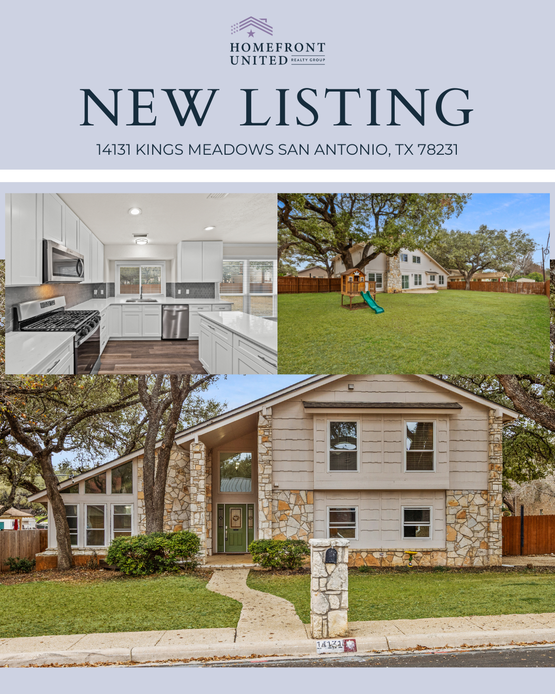 Spacious & Updated 4-Bedroom Home in 78231 | 14131 Kings Meadows header image.