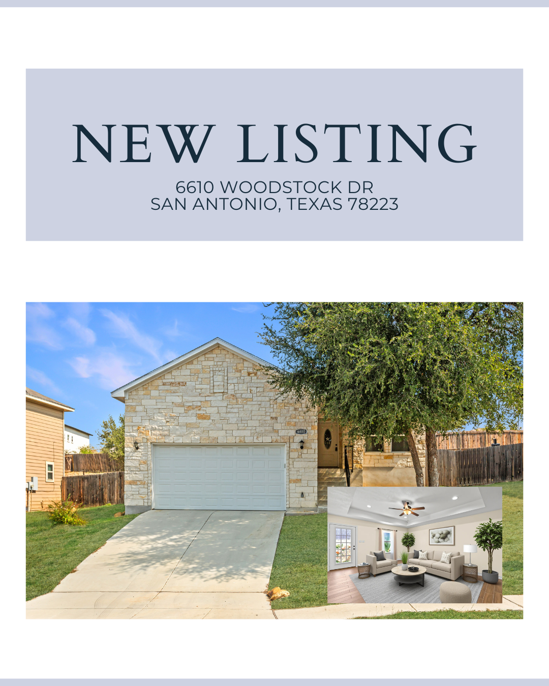 Modern Comfort in SE San Antonio — 6610 Woodstock Dr header image.