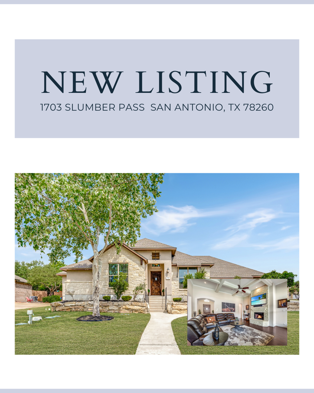 Just Listed: 1703 Slumber Pass in Timberwood Park – A Hill Country Dream Home header image.