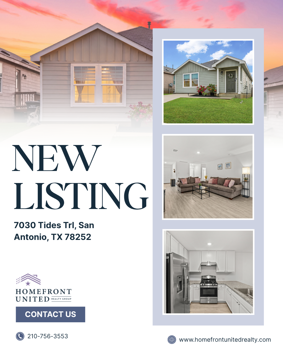 Discover Comfortable Single-Story Living at 7030 Tides Trl, San Antonio, TX 78252 header image.