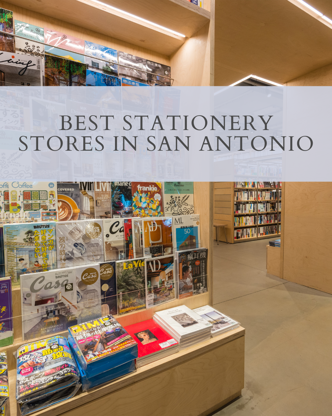 Best Stationery Stores in San Antonio header image.
