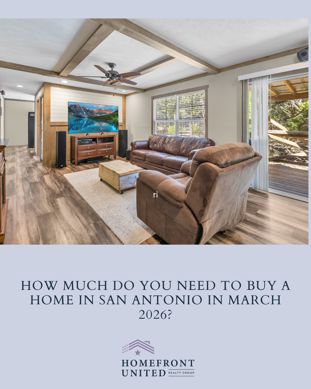 How Much Do You Need To Buy a Home in San Antonio | March 2026 header image.