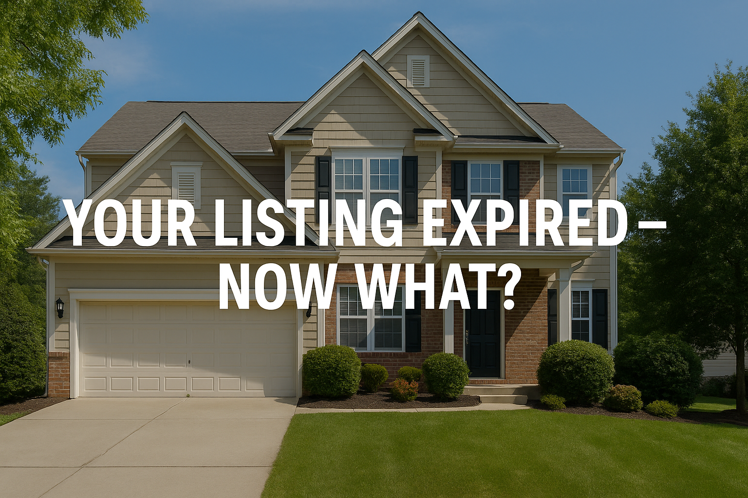 Your Listing Expired — Now What? header image.