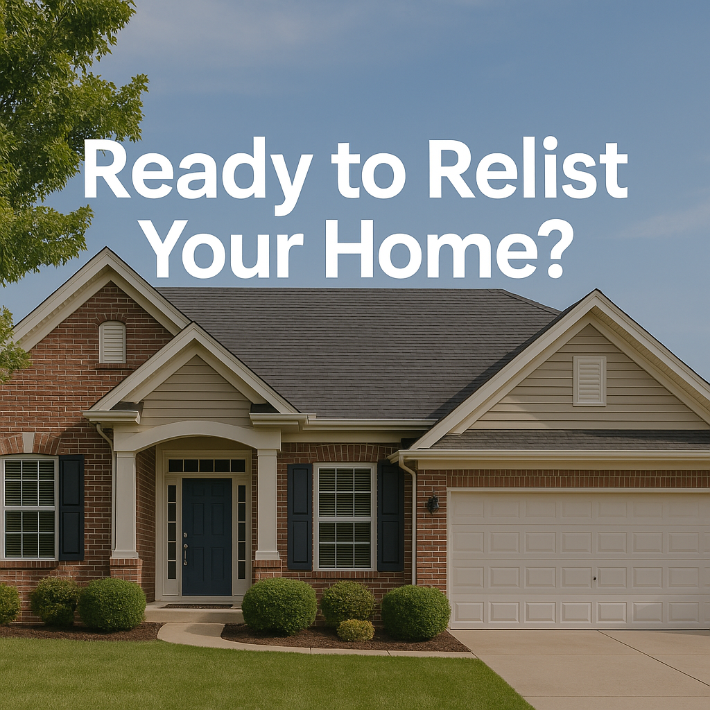 How Do I Relist My Home in Simpsonville, SC? header image.