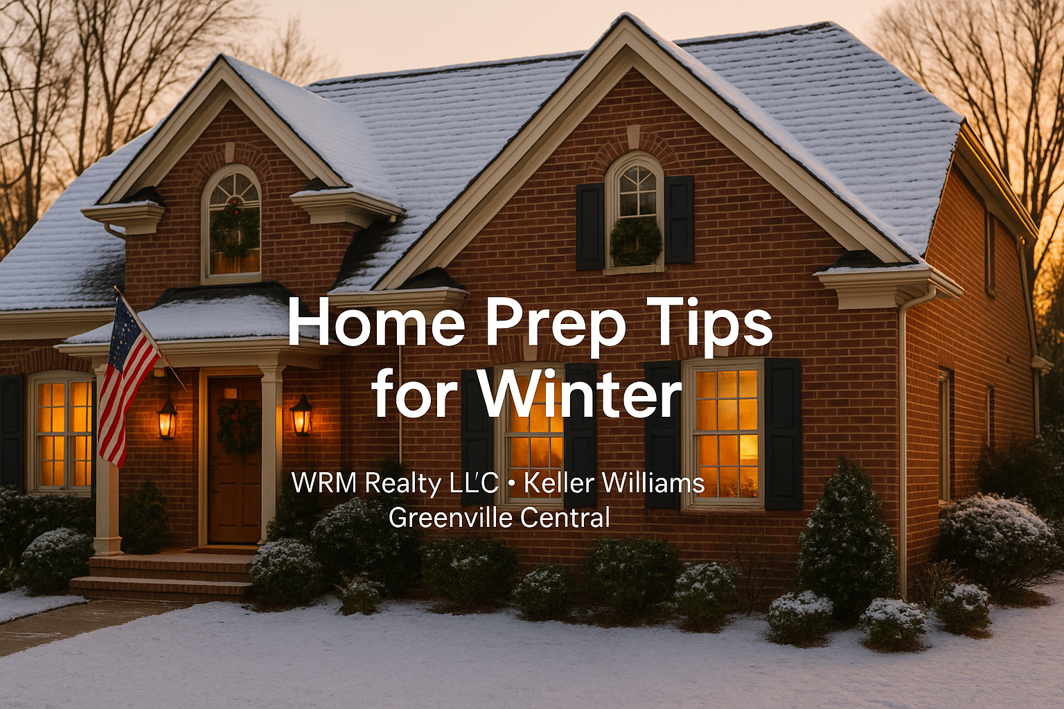 Home Prep Tips for Winter in the Upstate header image.