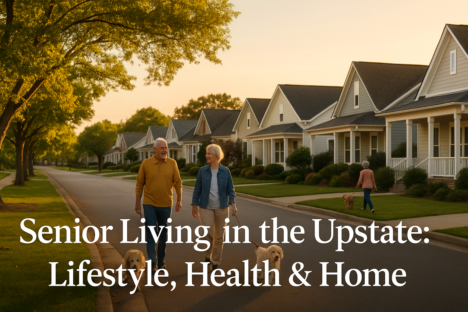 Senior Living in the Upstate: A Lifestyle of Connection, Comfort, and Community header image.