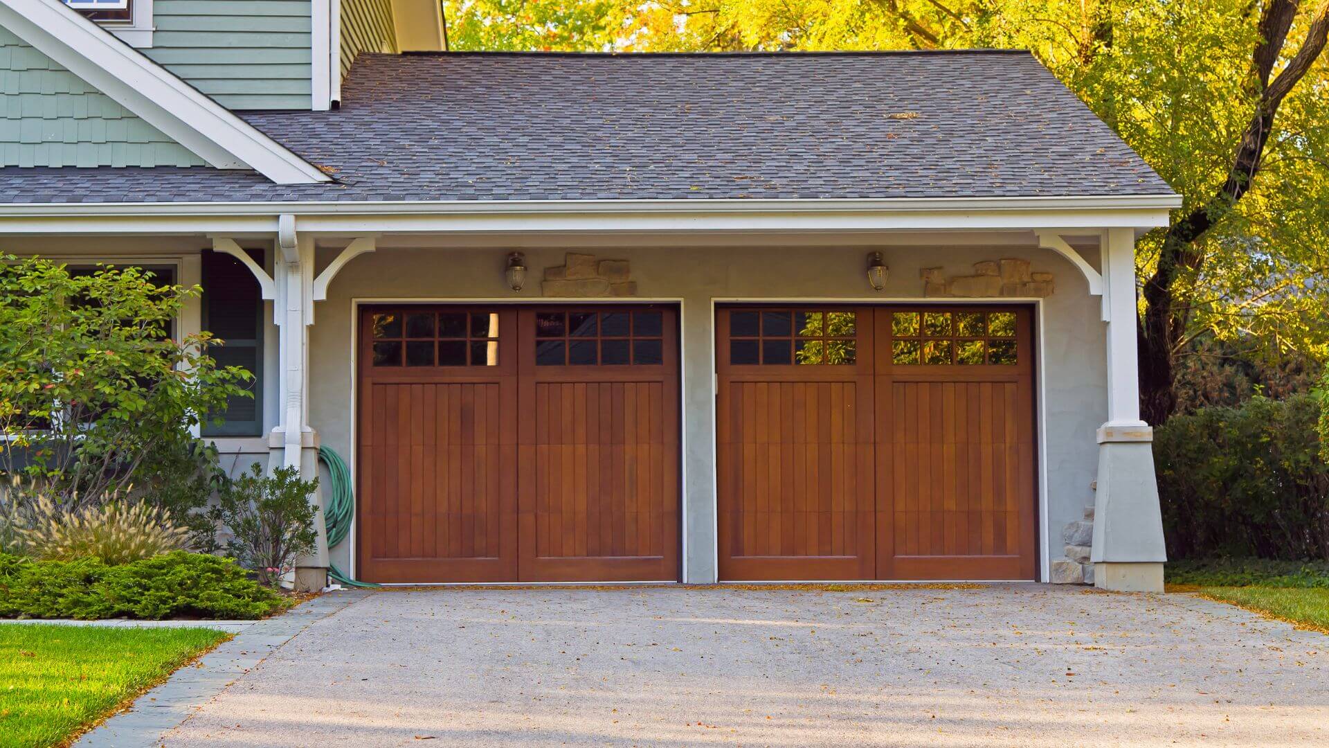 Garage doors of Home
