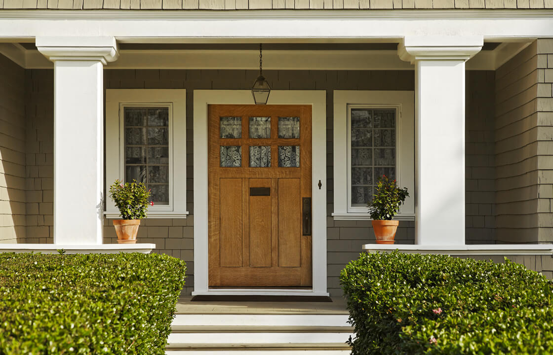 front door of home