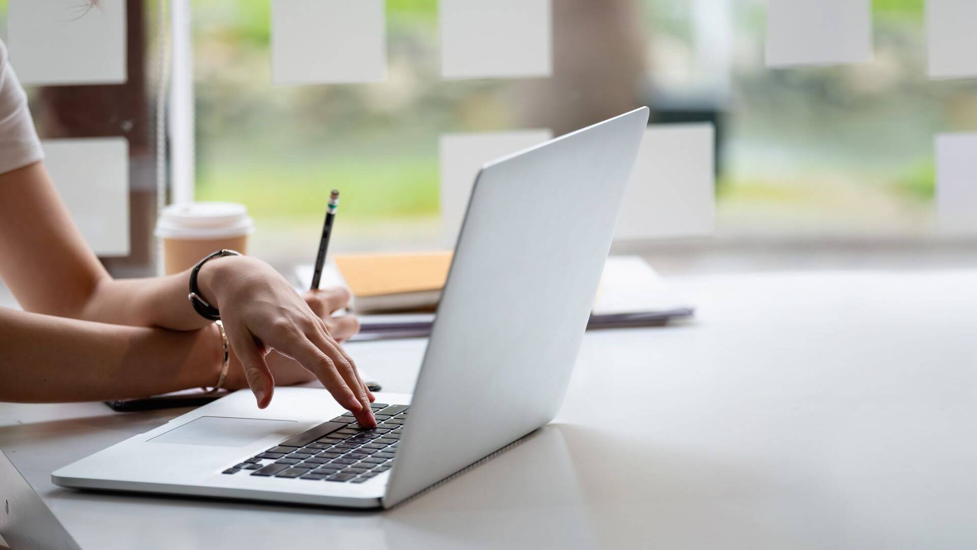 Typing on a computer