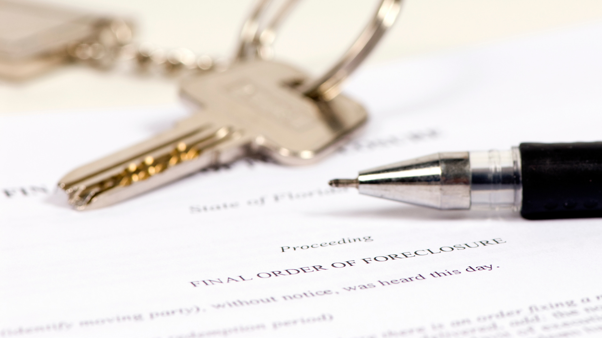 Foreclosure header image.