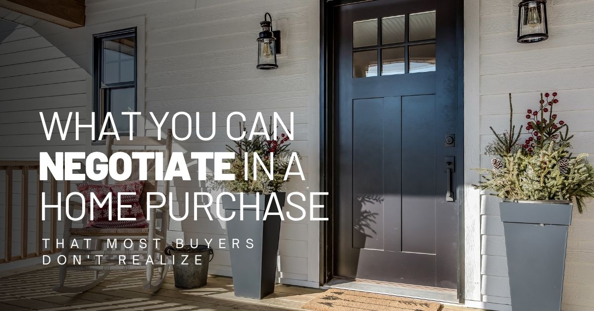 What Can you Negotiate in a Home Purchase in Nova sScotia