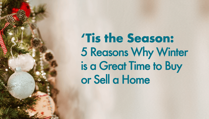 Winter is a Great Time to Buy or Sell! header image.