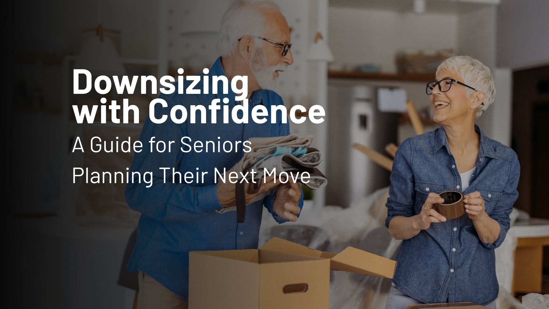 Older Couple Pack to Downsize