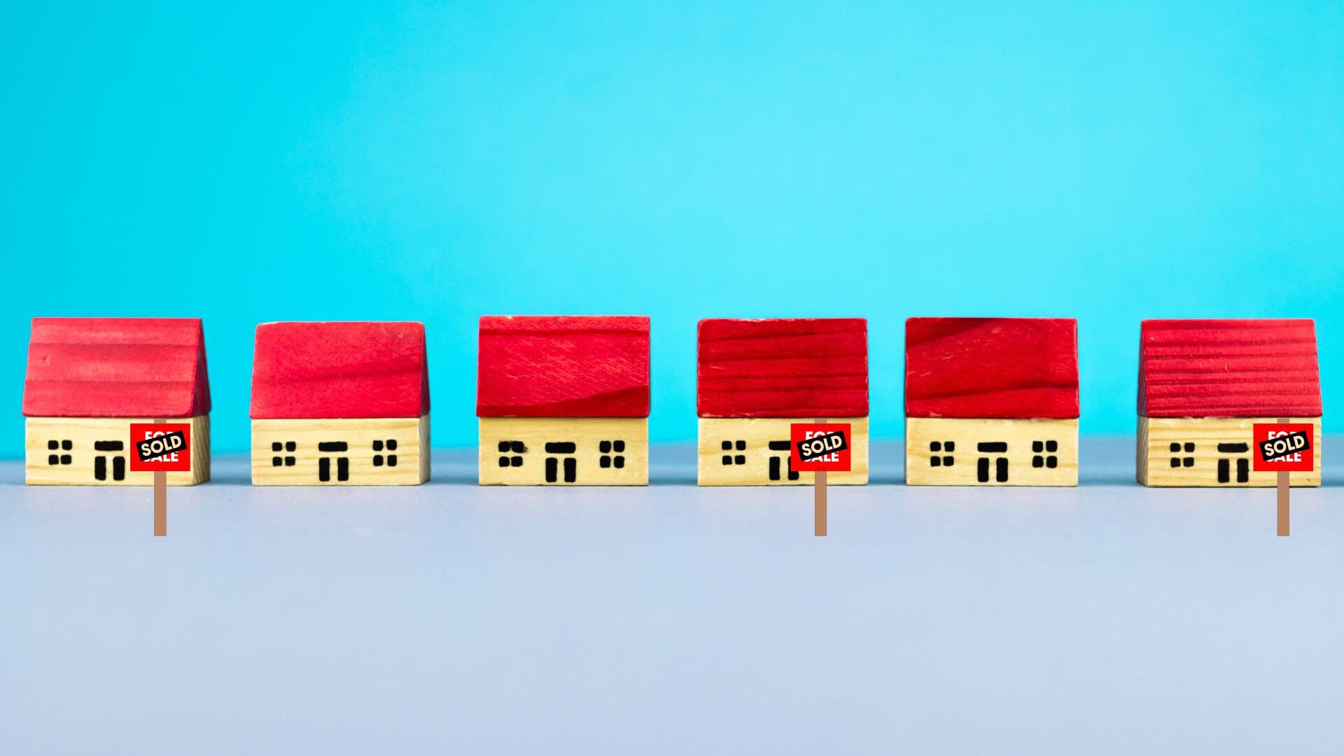 Graphic - Row of Wooden Houses