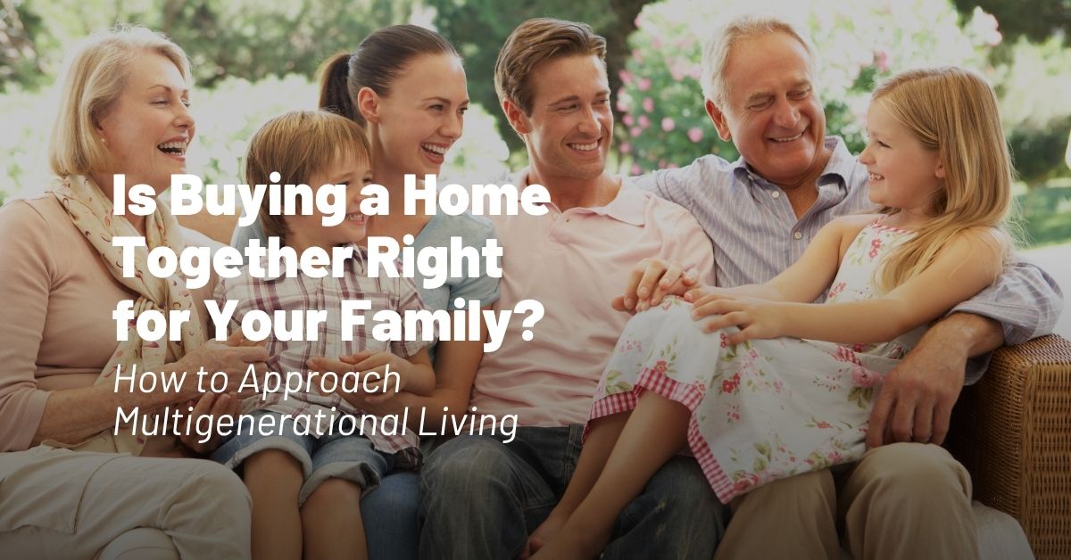 Multigeneration Family Sitting Together