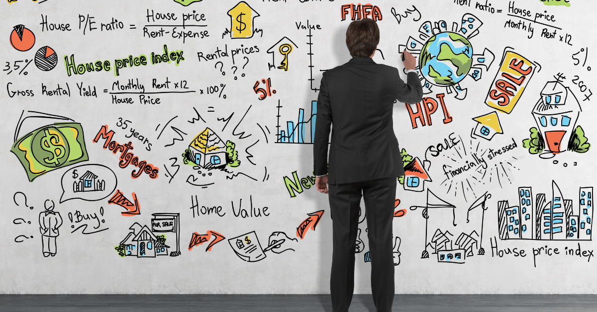 Ma drawing on a mind map board