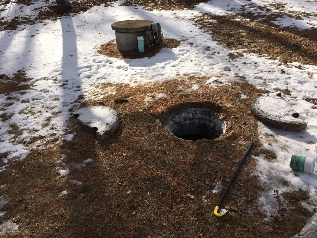 Septic System in Winter