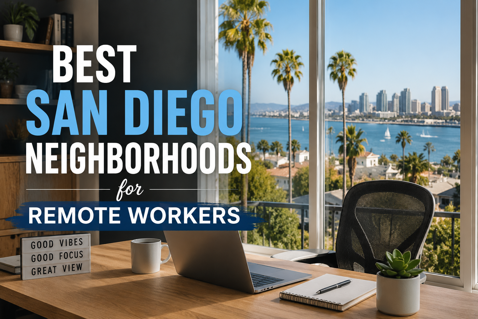 Best San Diego Neighborhoods for Remote Workers header image.