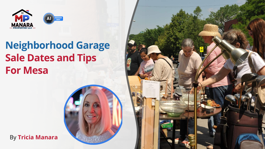 Your Guide to Neighborhood Garage Sales and Selling Tips in Mesa header image.