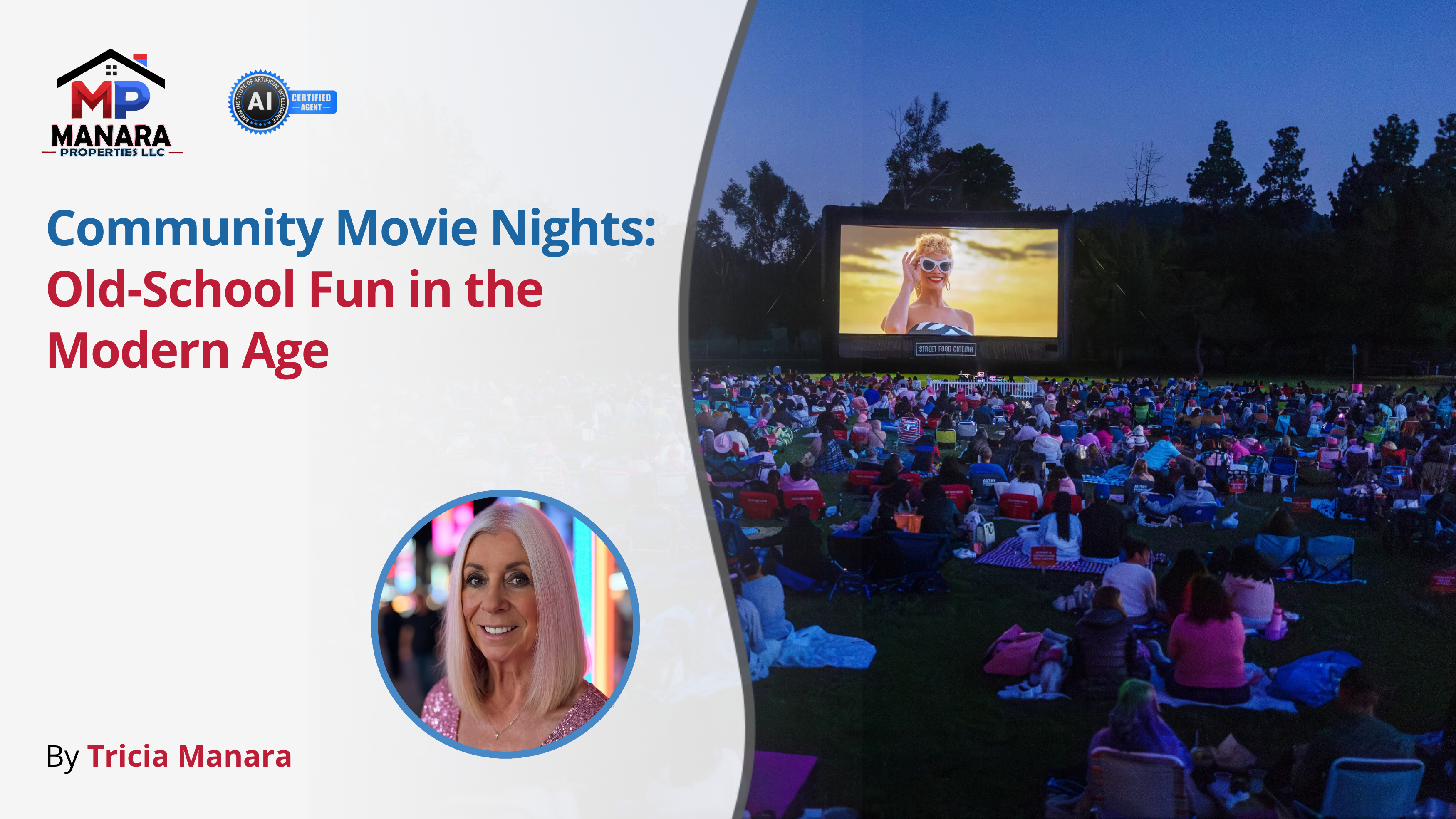 The Charm of Community Movie Nights in a Digital World header image.