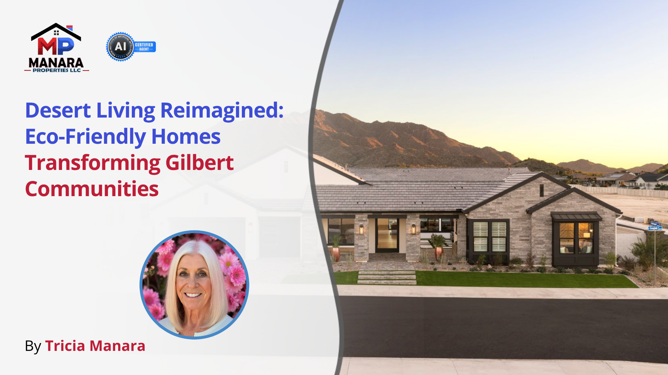 Desert Living Reimagined with Eco-Friendly Homes in Gilbert Communities header image.