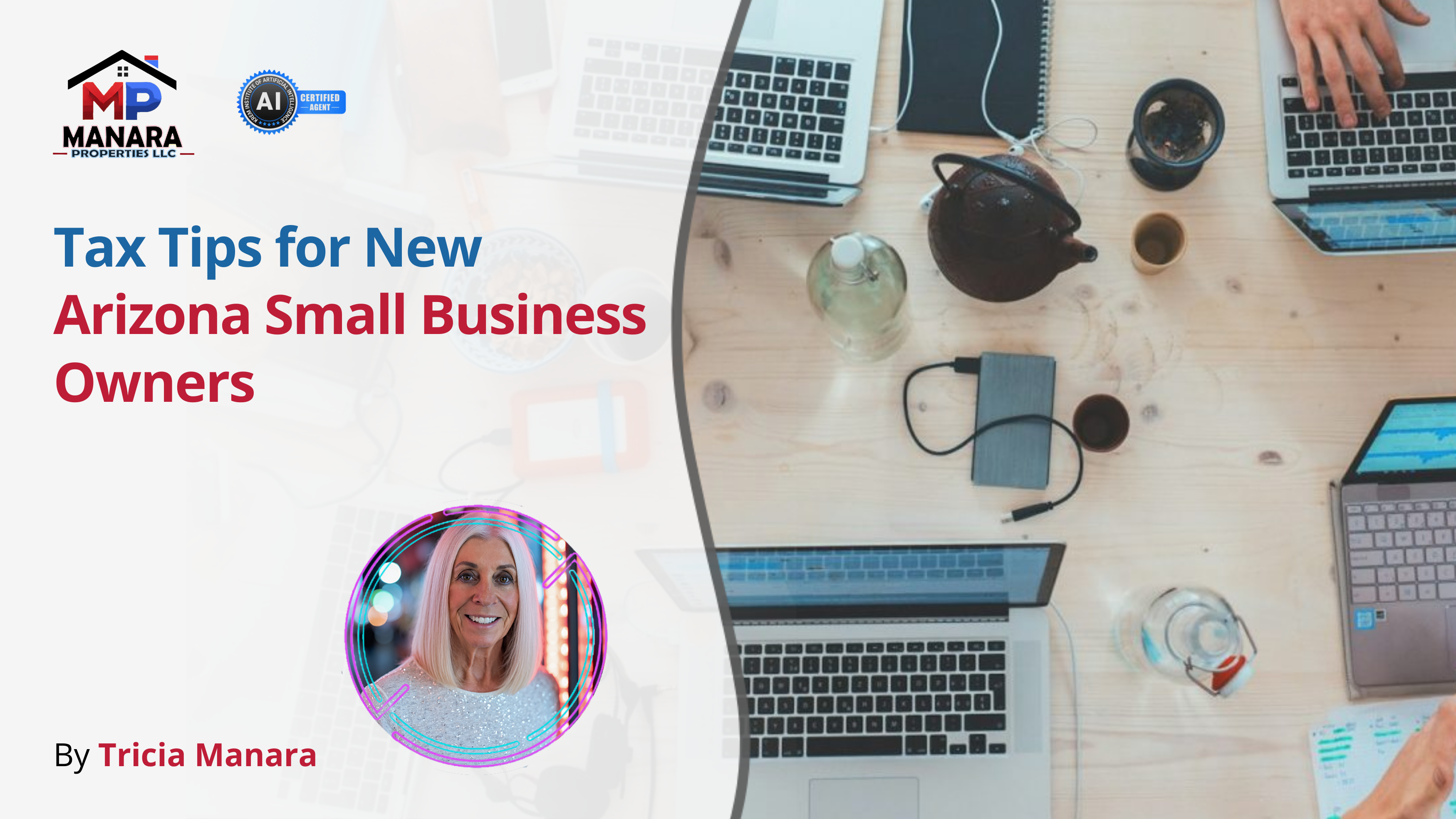 A Beginner’s Guide to Taxes for Arizona Entrepreneurs header image.