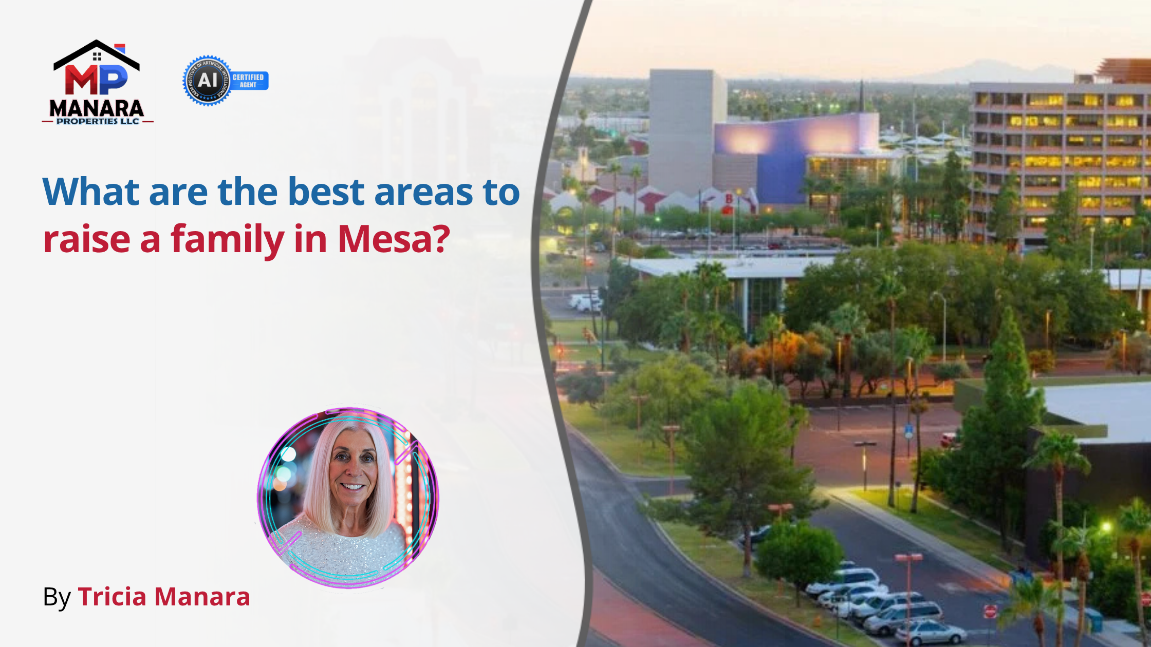 Top Neighborhoods for Families Moving to Mesa AZ header image.