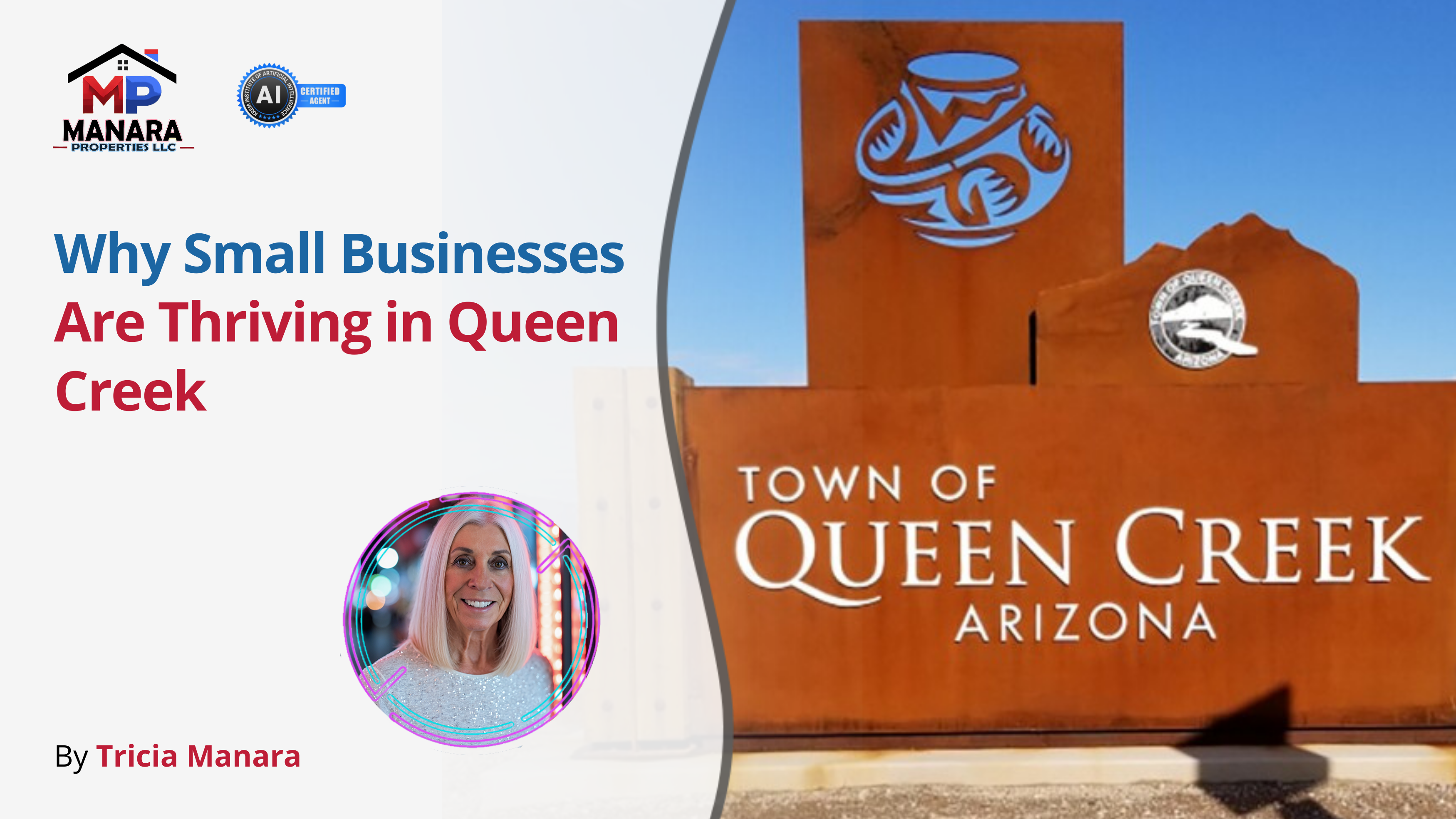 Queen Creek Arizona is Where Small Businesses Are Thriving header image.