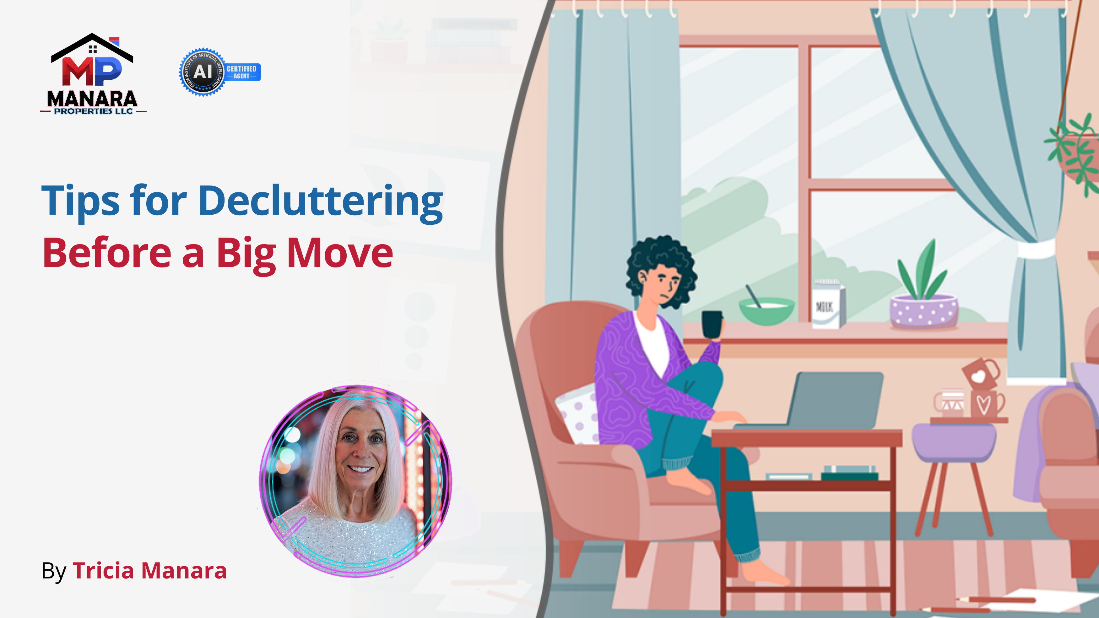 7 Essential Tips for Decluttering Before a Big Move header image.